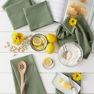 Foto 4 | Toalla De Cocina Dii Basic De Algodón Liso, Tejido Plano, 18 X 28 Cm, Alcachofa - Venta Internacional.