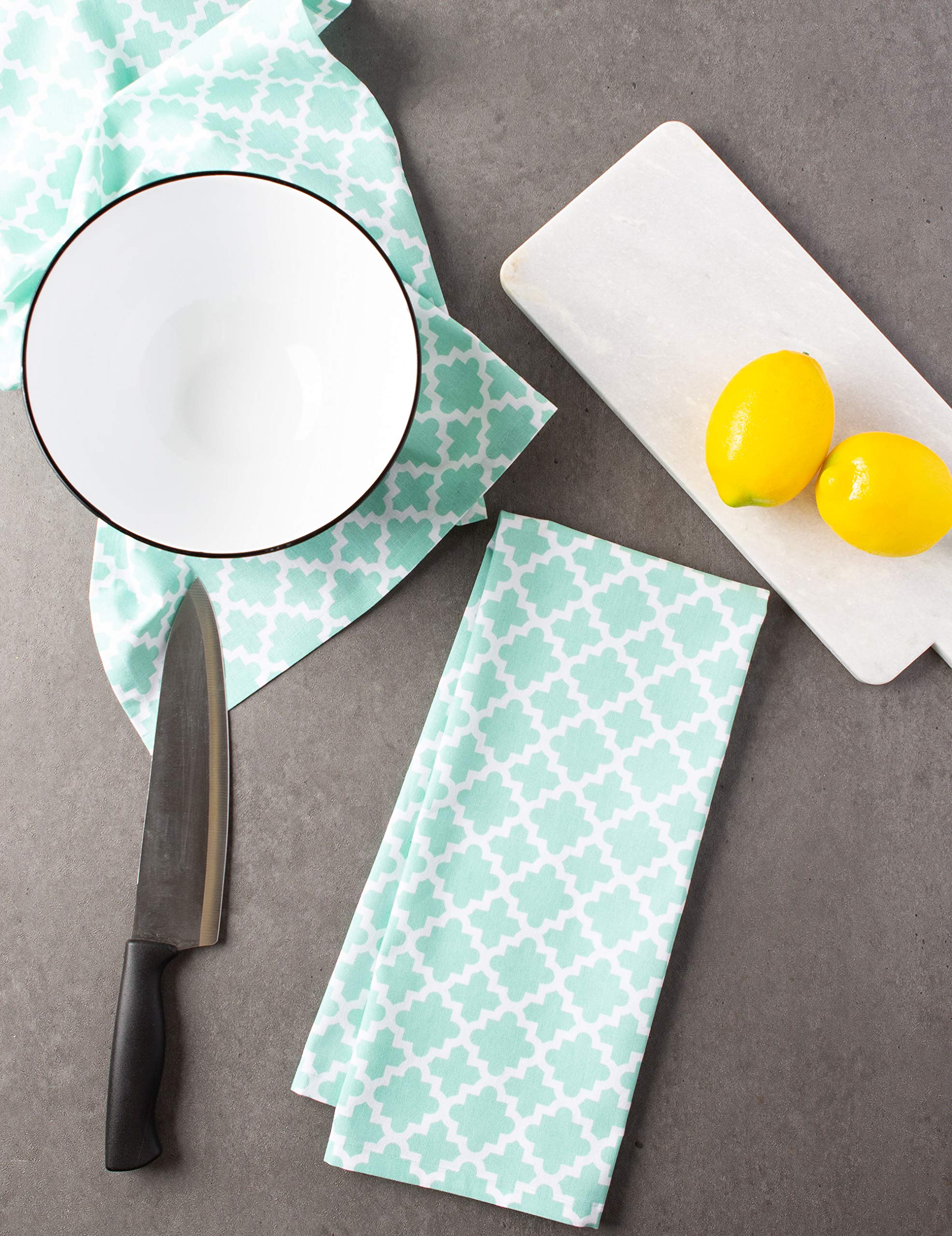 Foto 6 pulgar | Juego De Paños De Cocina Dii Lattice Basics Collection Aqua (2 Piezas) - Venta Internacional.