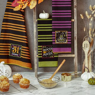 Foto 6 | Juego De Paños De Cocina Dii Witchful Thinking Halloween, 3 Piezas - Venta Internacional.