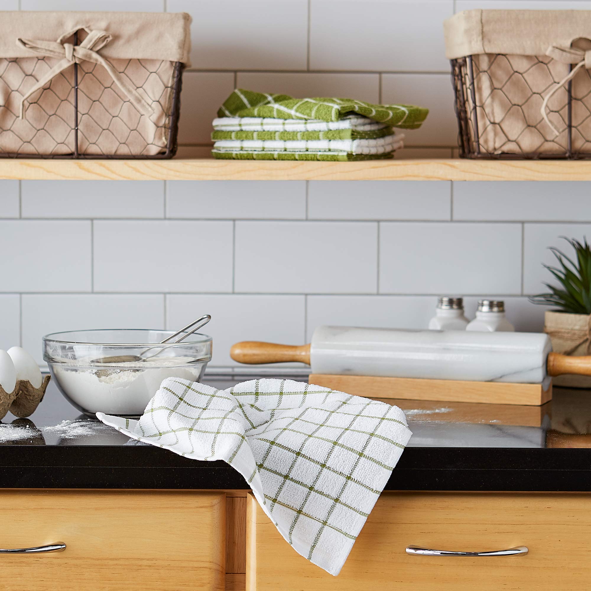 Foto 5 pulgar | Juego De Paños De Cocina Dii Basic Terry Collection, 100% Algodón, 6 Piezas - Venta Internacional.
