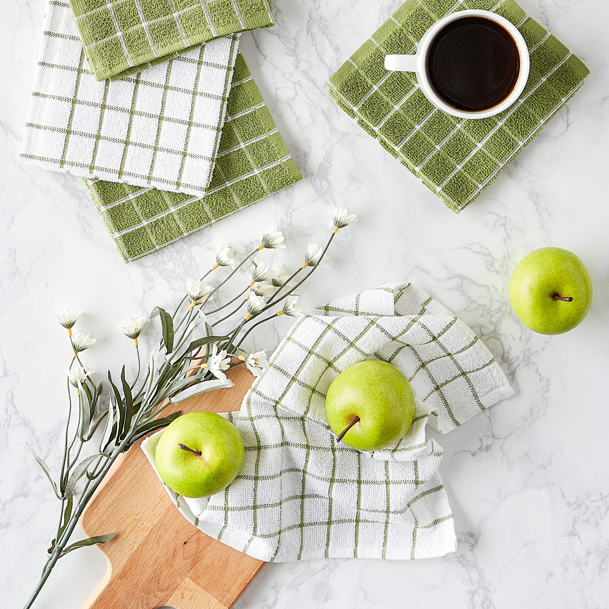 Foto 5 | Juego De Paños De Cocina Dii Basic Terry Collection, 100% Algodón, 6 Piezas - Venta Internacional.