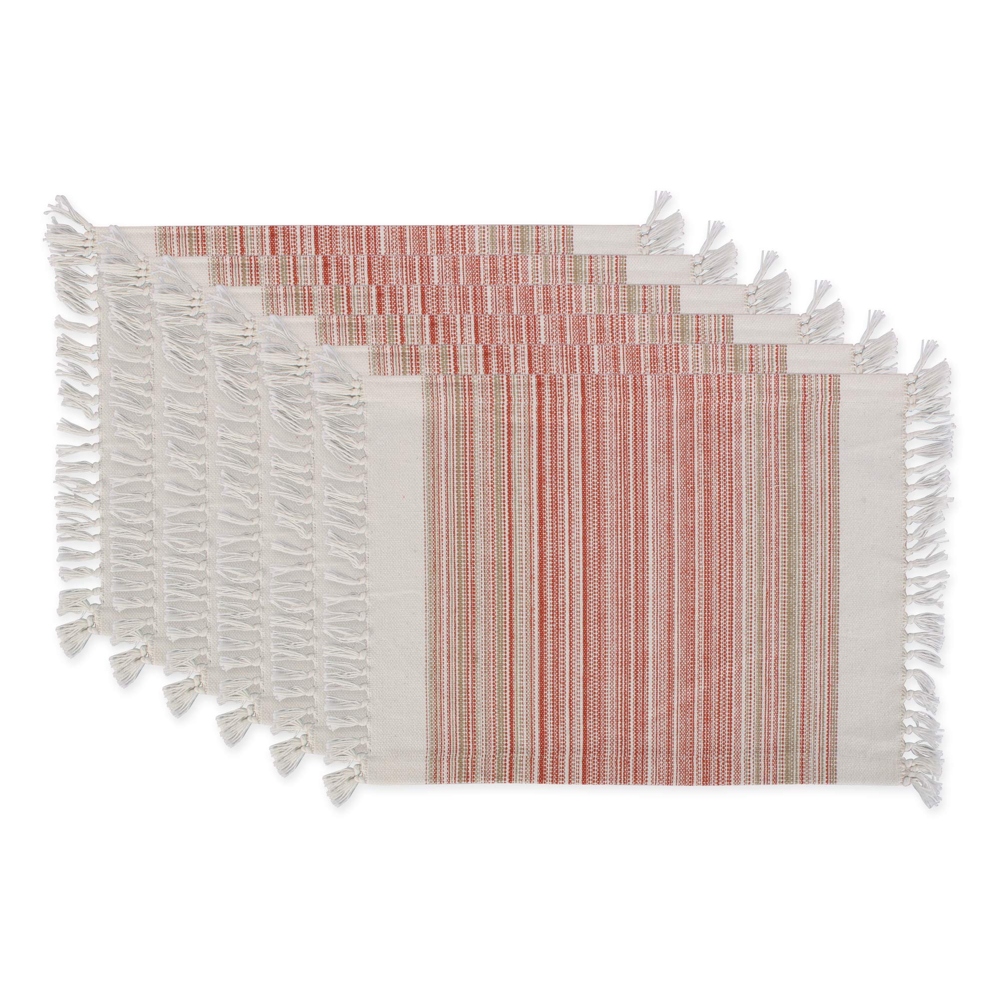 Foto 1 | Juego De Manteles Individuales Dii Everyday Collection Con Flecos, 13 X 20 Cm - Venta Internacional.
