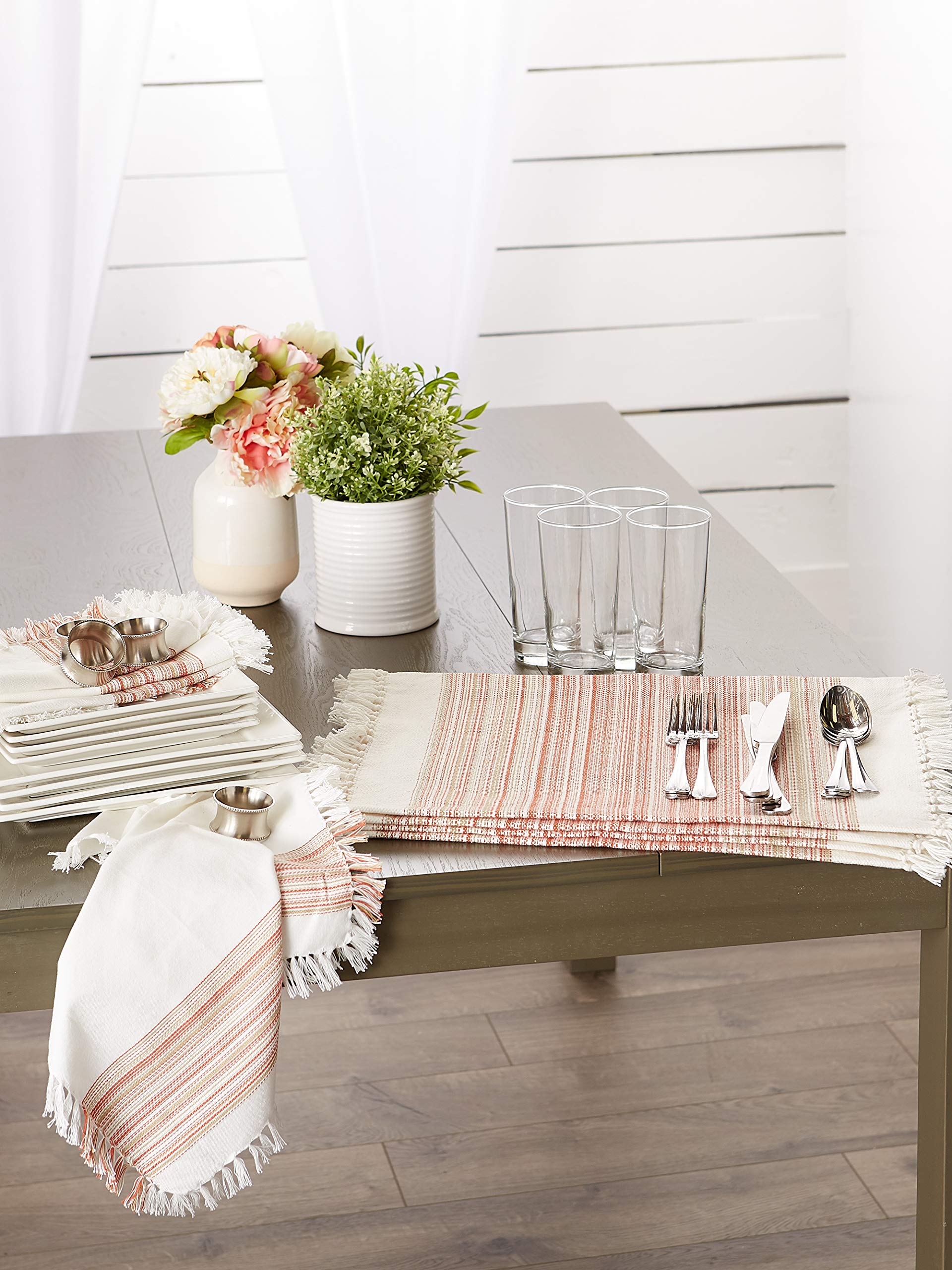 Foto 4 | Juego De Manteles Individuales Dii Everyday Collection Con Flecos, 13 X 20 Cm - Venta Internacional.