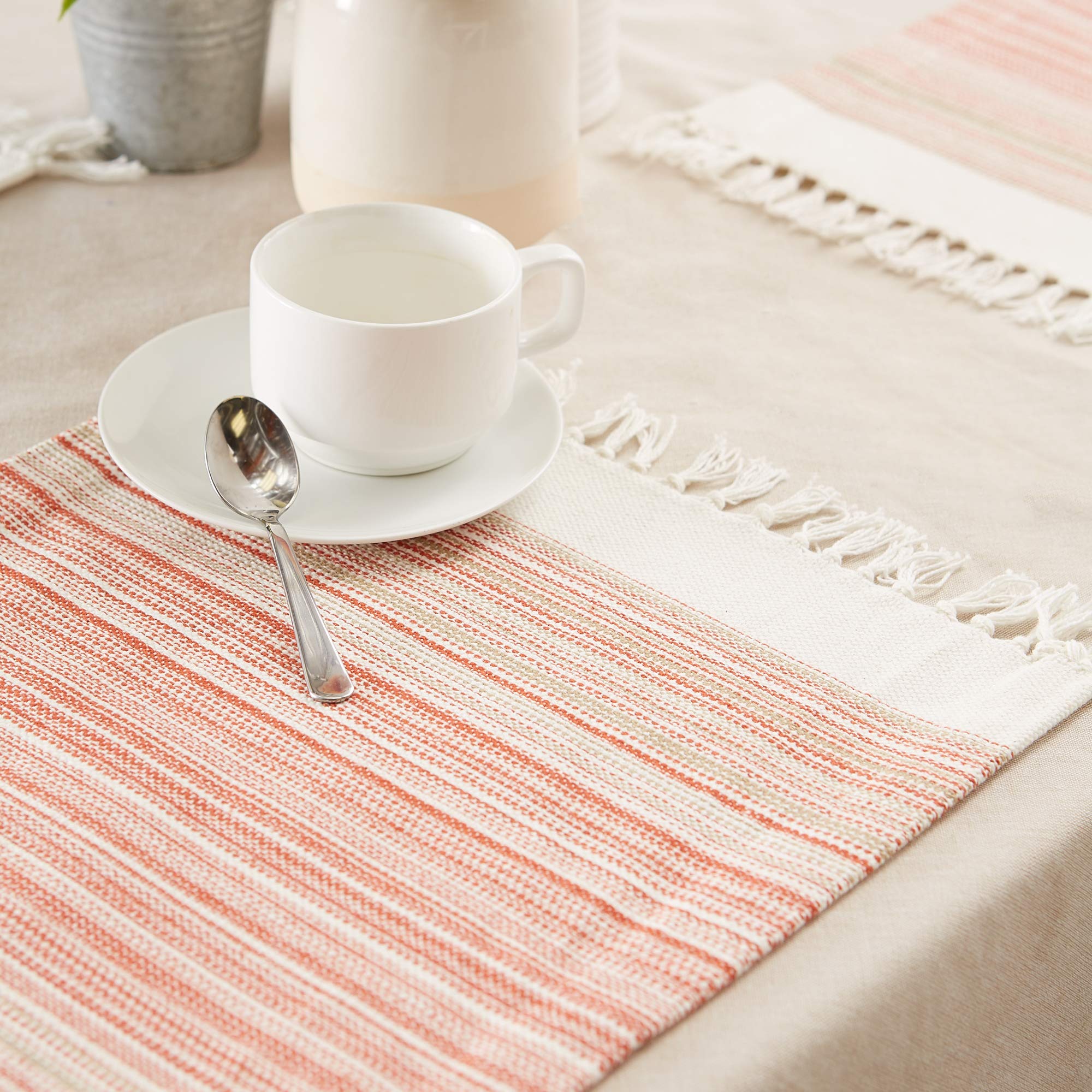 Foto 6 | Juego De Manteles Individuales Dii Everyday Collection Con Flecos, 13 X 20 Cm - Venta Internacional.