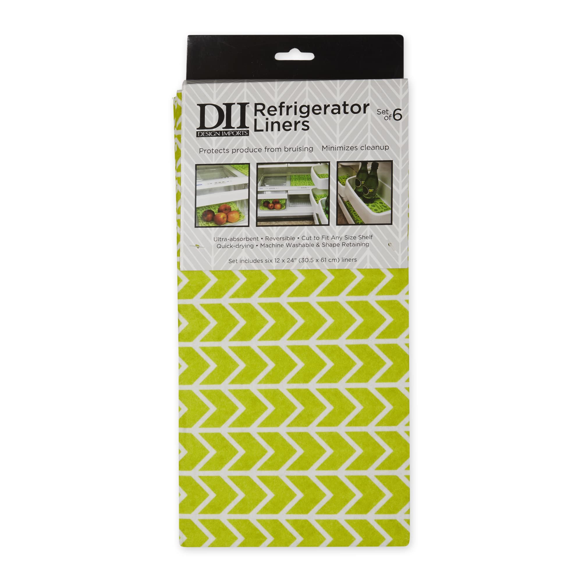 Foto 3 pulgar | Revestimientos no Adhesivos para Refrigerador DII Herringbone 12 x 24 cm 6 Piezas - Venta Internacional