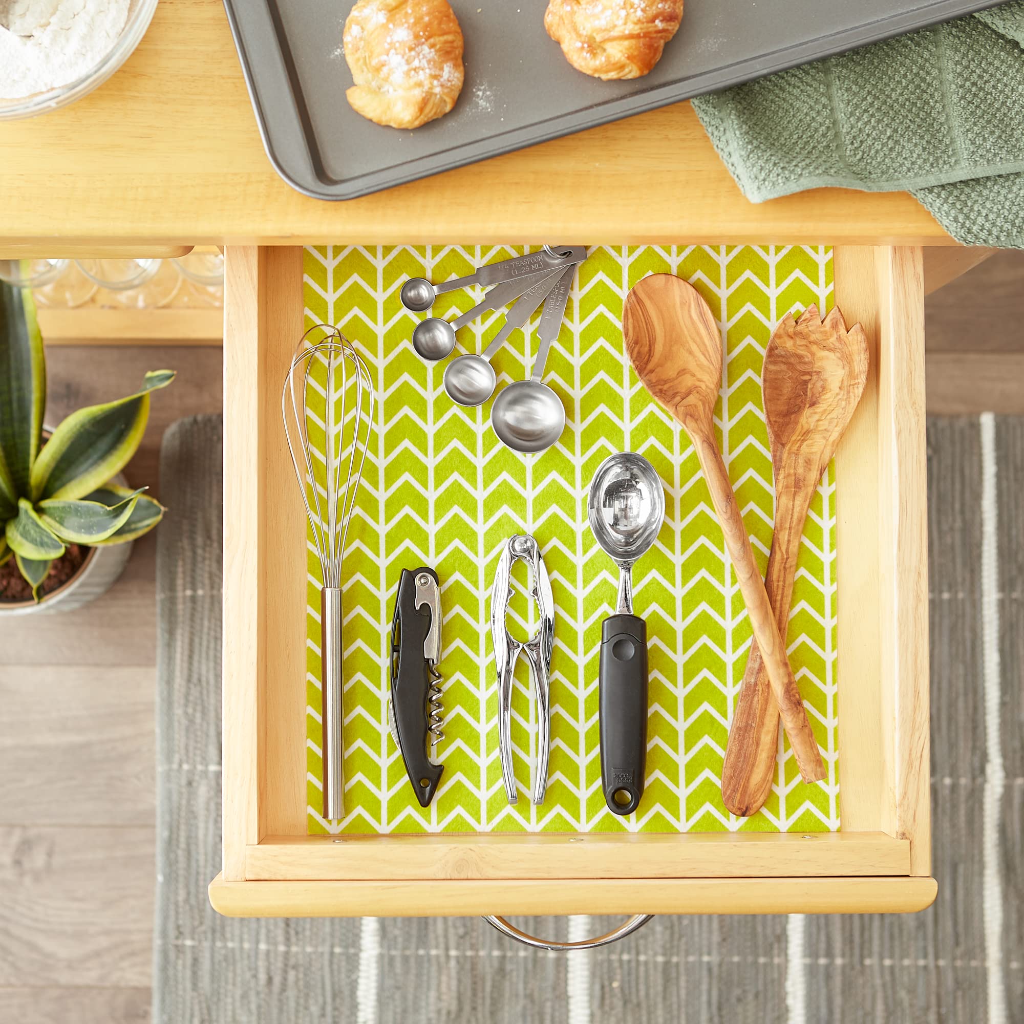 Foto 6 pulgar | Revestimientos no Adhesivos para Refrigerador DII Herringbone 12 x 24 cm 6 Piezas - Venta Internacional