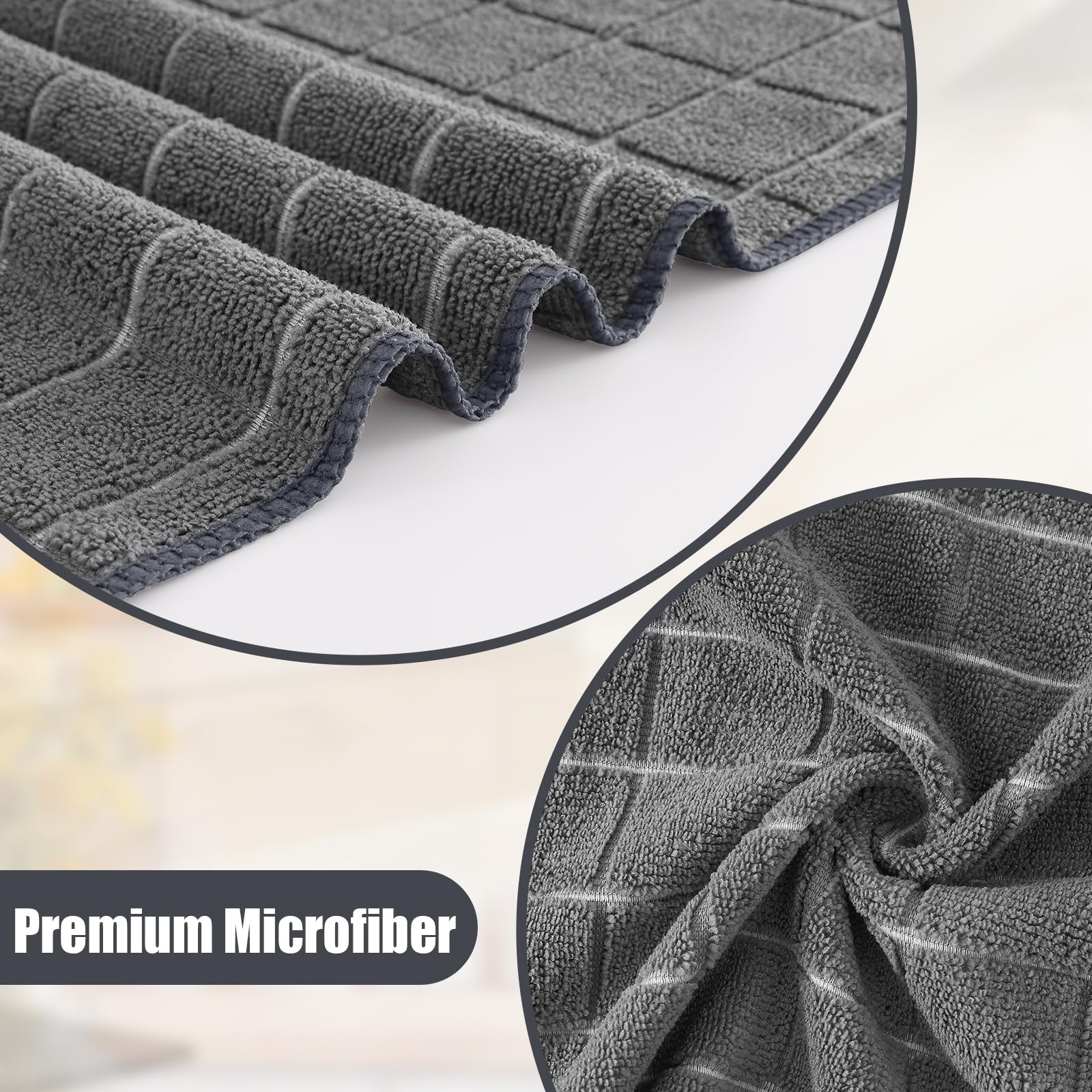 Foto 2 | Juego De Paños De Cocina Y Paños De Cocina De Microfibra Homaxy  Paquete De 12 - Venta Internacional.