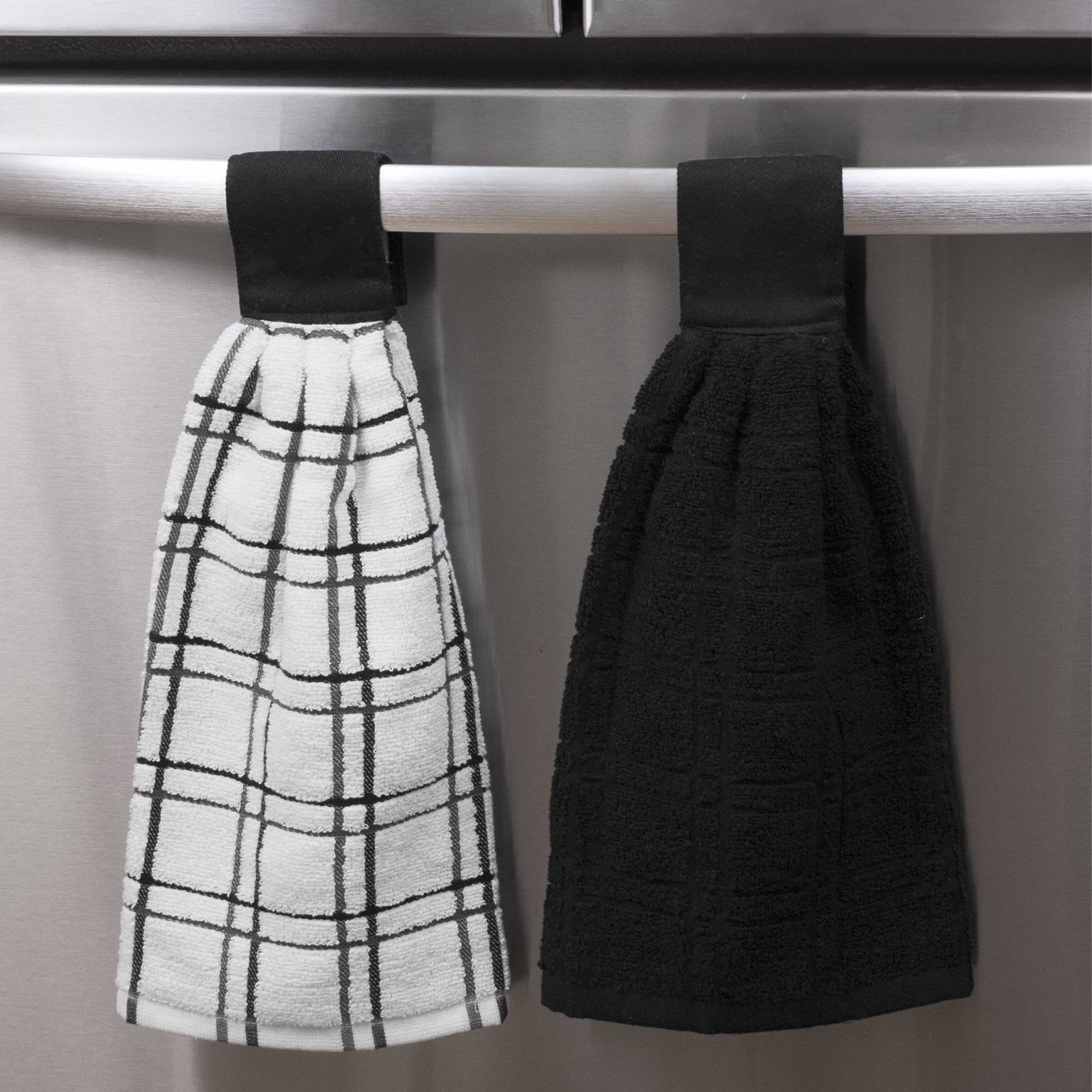 Foto 6 pulgar | Juego De 2 Toallas De Cocina Ritz Premium  100% Algodón  Color Negro - Venta Internacional.