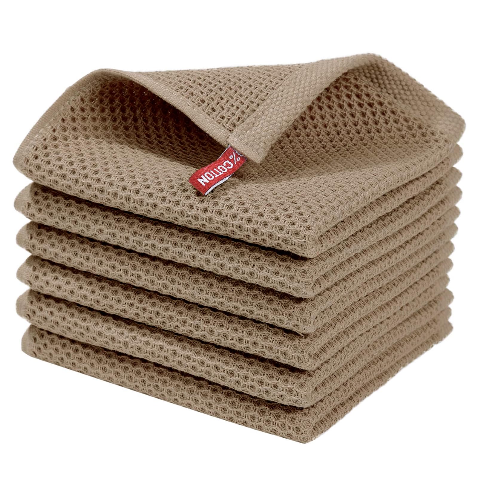 Foto 2 pulgar | Paños de Cocina Homaxy Waffle Weave 6 Piezas- Venta Internacional
