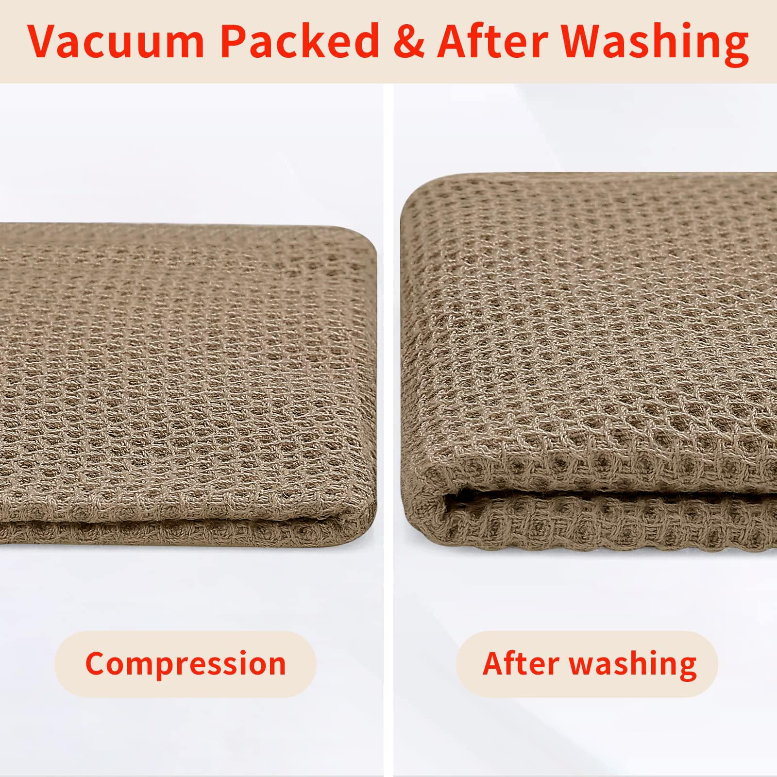 Foto 8 pulgar | Paños de Cocina Homaxy Waffle Weave 6 Piezas- Venta Internacional