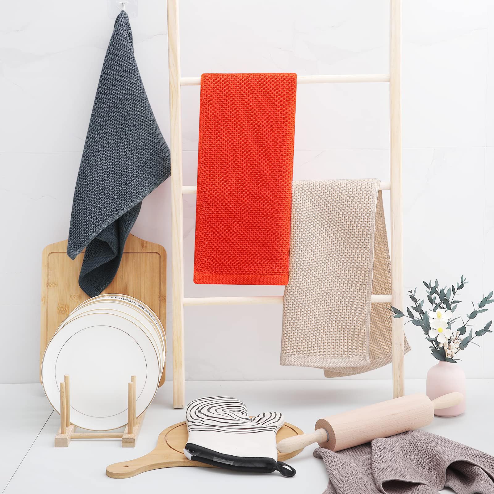 Foto 7 pulgar | Toalla de Cocina Homaxy 4 Piezas-Venta Internacional