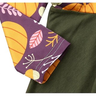 Foto 5 | Vestido Huoguo Halloween Con Forma De Calabaza De Manga Larga Para Niñas 120 Cm - Venta Internacional.