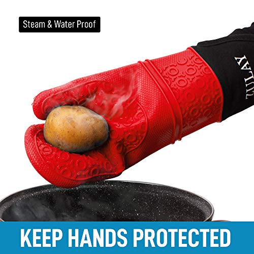 Foto 7 pulgar | Guantes de Horno Zulay Kitchen Largos Resistentes Al Calor - Venta Internacional