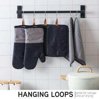 Foto 7 | Juego De Guantes De Cocina Y Soportes Para Ollas Cook With Color, 6 Piezas - Venta Internacional.