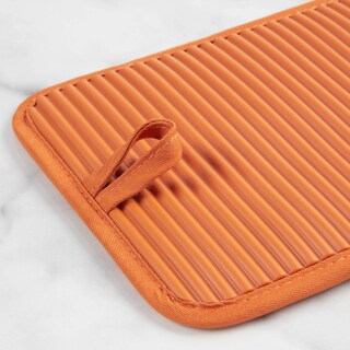 Foto 5 | Juego De 2 Soportes Para Ollas Kitchenaid De Silicona Suave Acanalada, Color Miel - Venta Internacional.