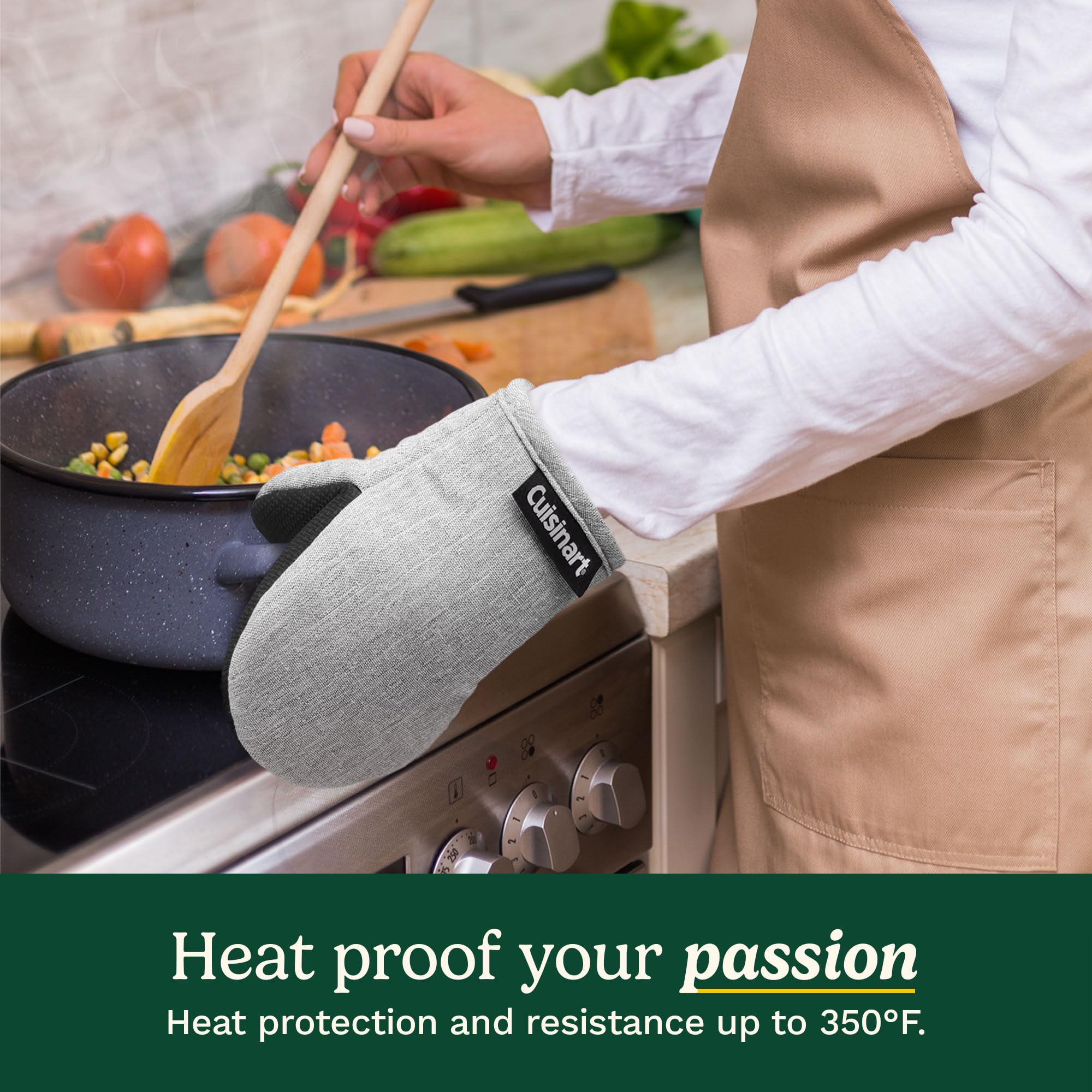 Foto 4 pulgar | Guantes de Horno Cuisinart Mini Resistentes al Calor 14 cm x 18 cm - Venta Internacional