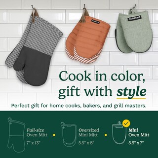 Foto 6 | Guantes de Horno Cuisinart Mini Resistentes al Calor 14 cm x 18 cm - Venta Internacional