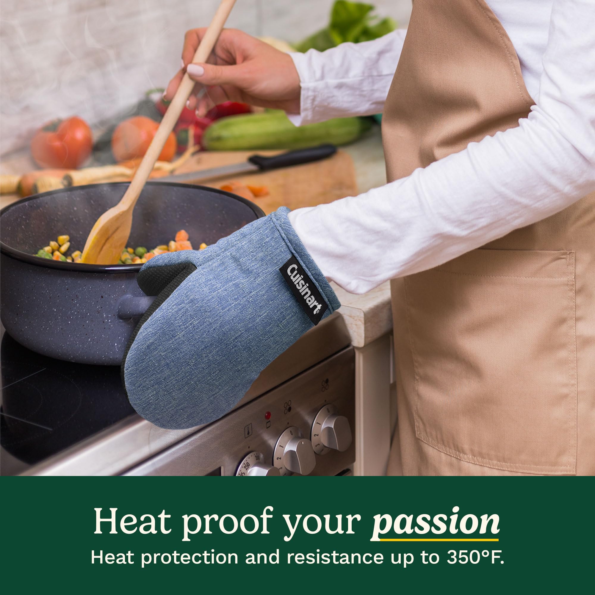 Foto 4 pulgar | Guantes de Horno Cuisinart Mini Resistentes al Calor 5.5 x 7 Pulgadas