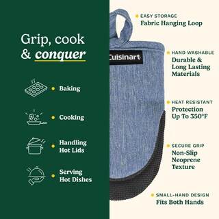 Foto 5 | Guantes de Horno Cuisinart Mini Resistentes al Calor 5.5 x 7 Pulgadas