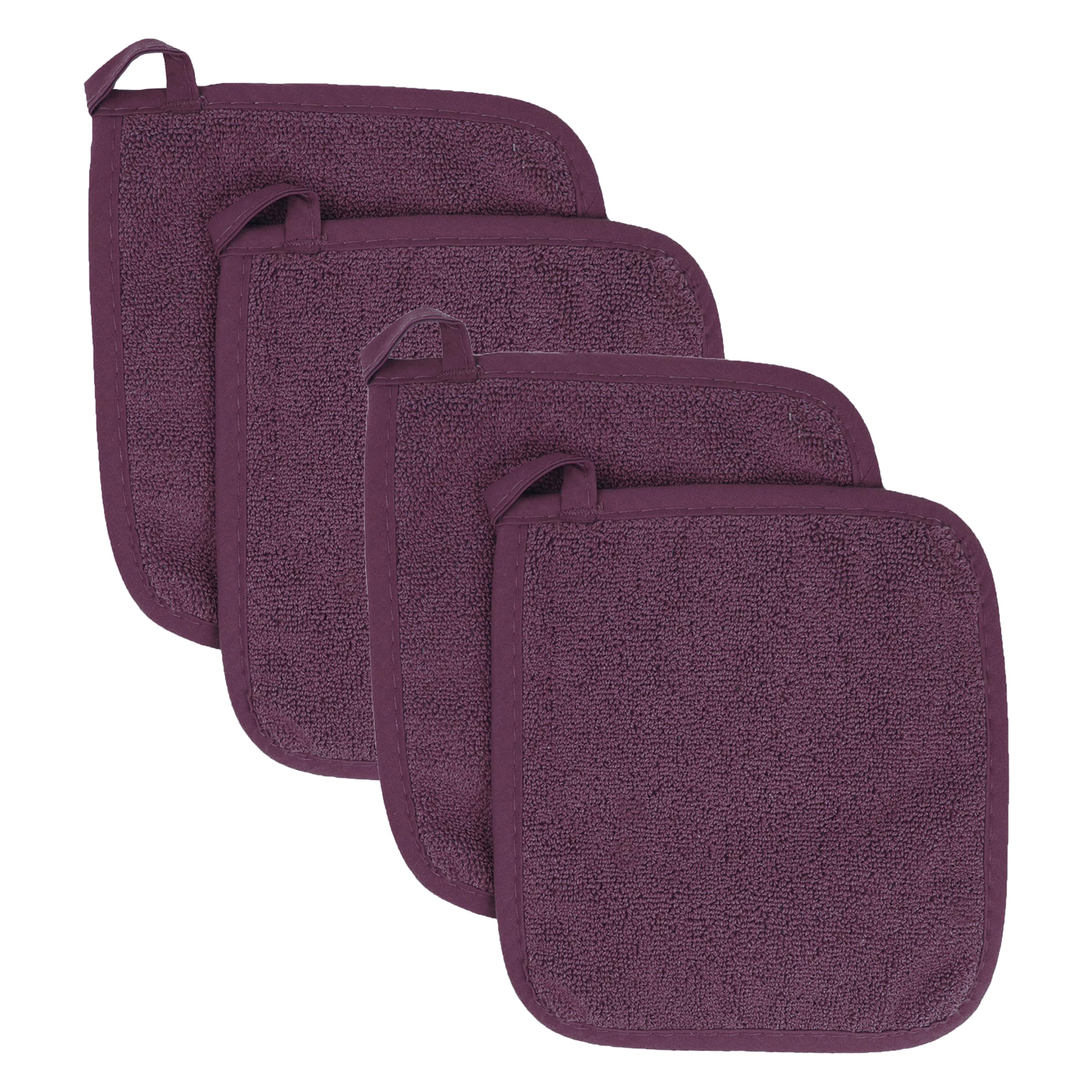 Foto 2 pulgar | Set De Soporte Para Ollas Y Almohadilla Térmica Ritz Terry, 100% Algodón, Paquete De 4 Unidades - Venta Internacional.