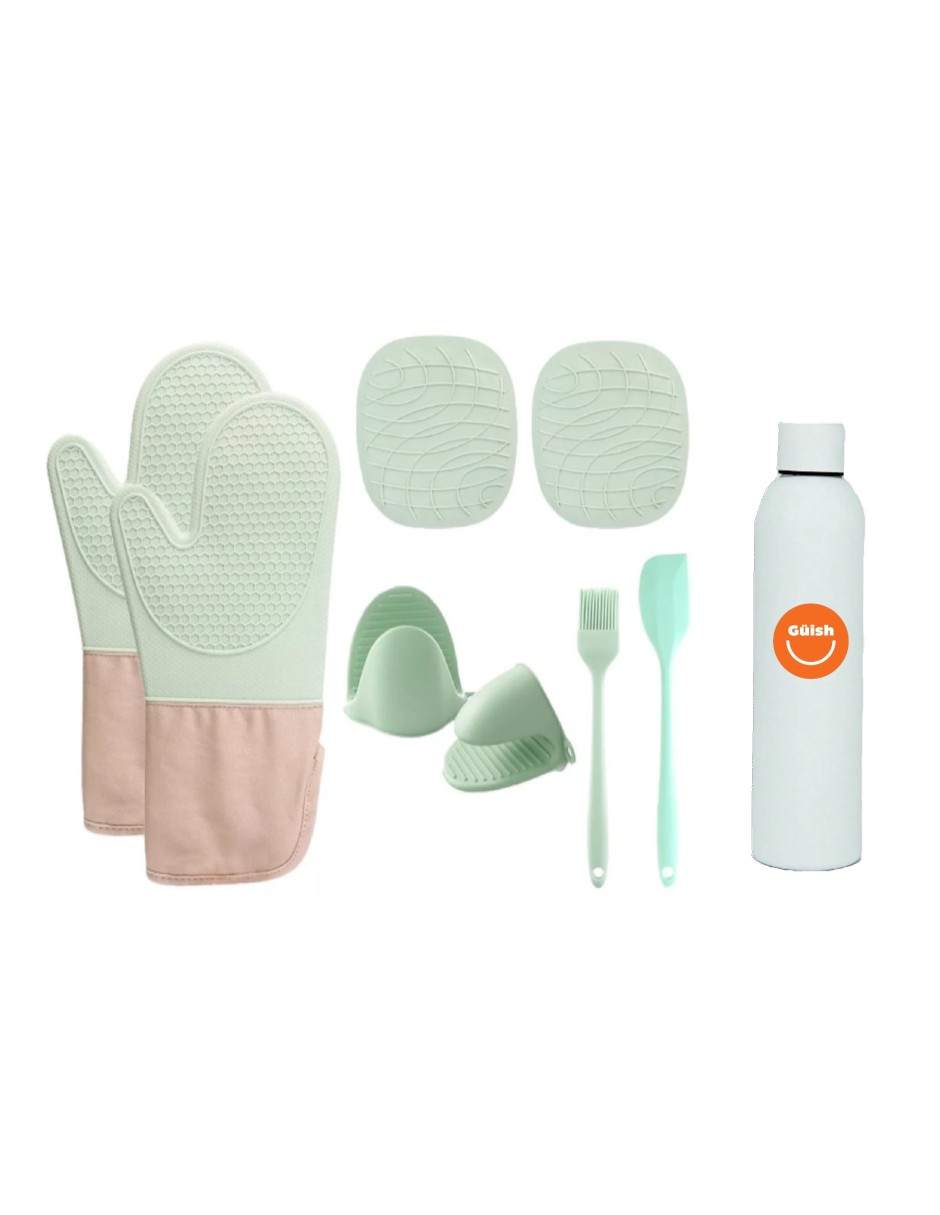 Guantes De Silicona Resistentes + Termo Güish Gratis
