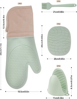Foto 3 | Guantes De Silicona Resistentes + Termo Güish Gratis