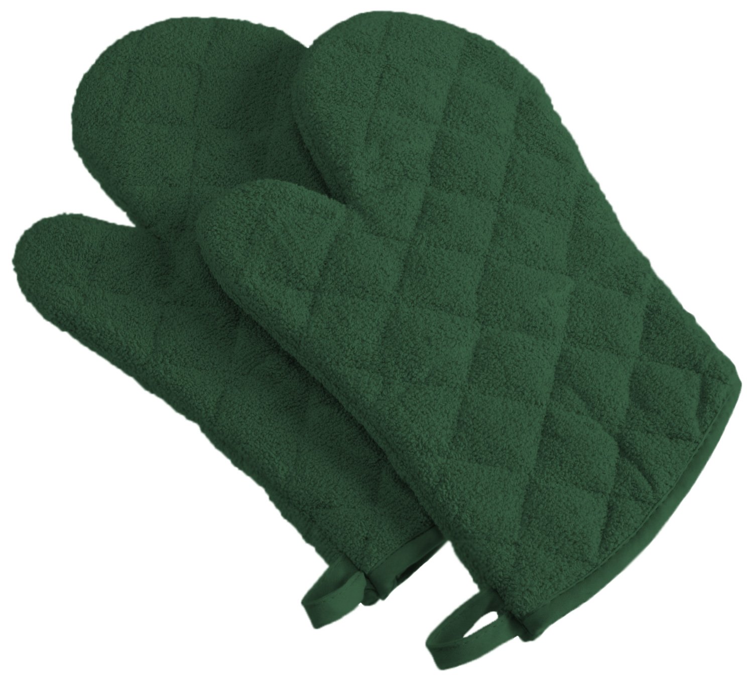 Foto 2 pulgar | Oven Mitt Dii Basic Terry Collection 100% Algodón Verde Oscuro - Venta Internacional.