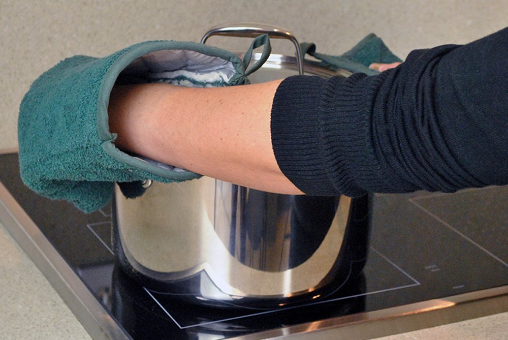 Foto 6 pulgar | Oven Mitt Dii Basic Terry Collection 100% Algodón Verde Oscuro - Venta Internacional.