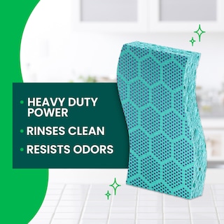 Foto 3 | Esponja Para Fregar Scotch-brite Odor Resist Heavy Duty, Paquete De 6 - Venta Internacional.
