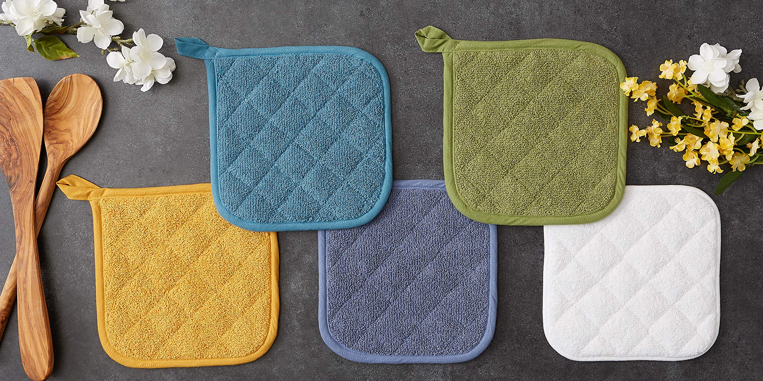 Foto 7 pulgar | Colección Potholder Dii Basic Terry, 100% Algodón, 3 Piezas - Venta Internacional.