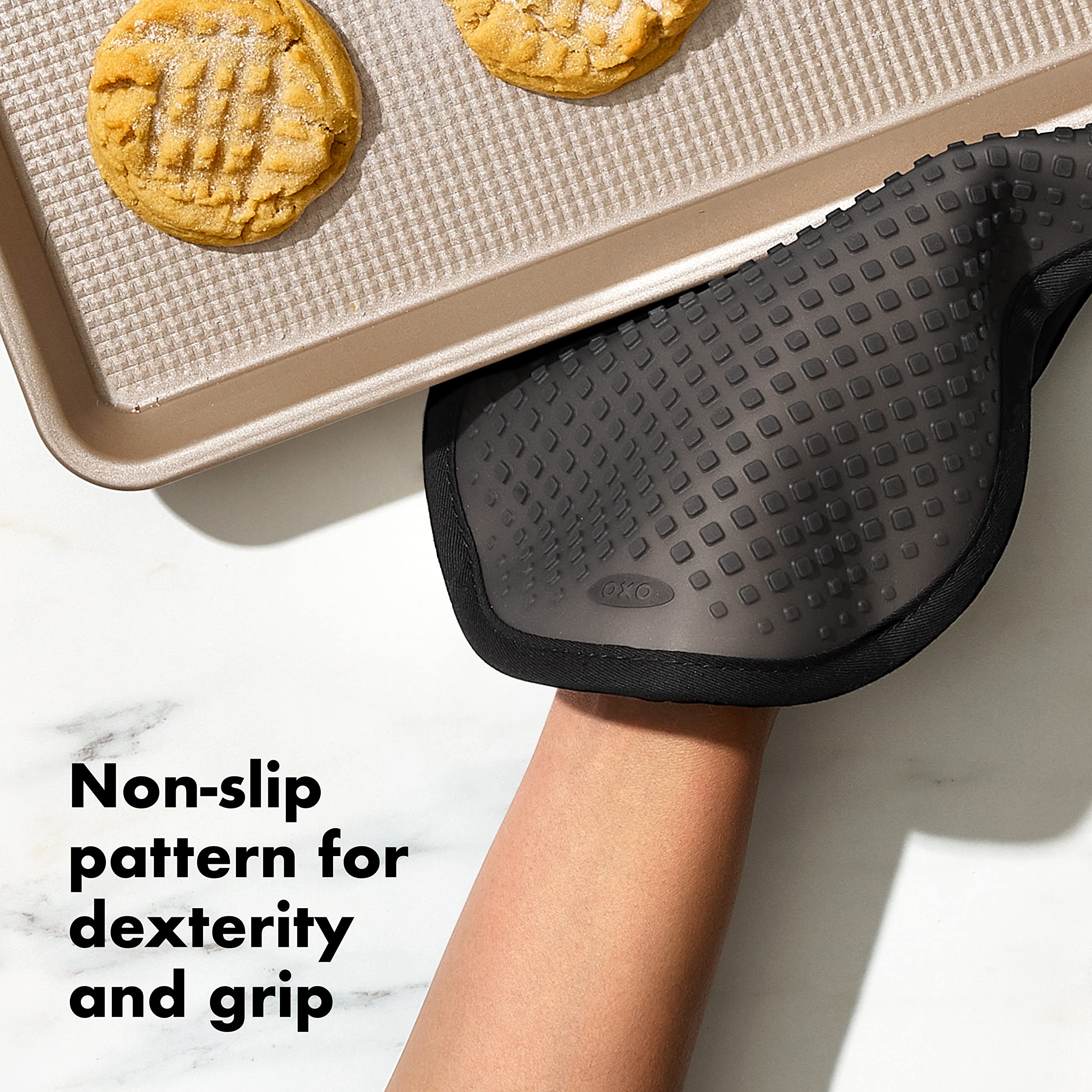 Foto 5 pulgar | Soporte Para Ollas Oxo Good Grips De Silicona Negro Resistente Al Calor - Venta Internacional.