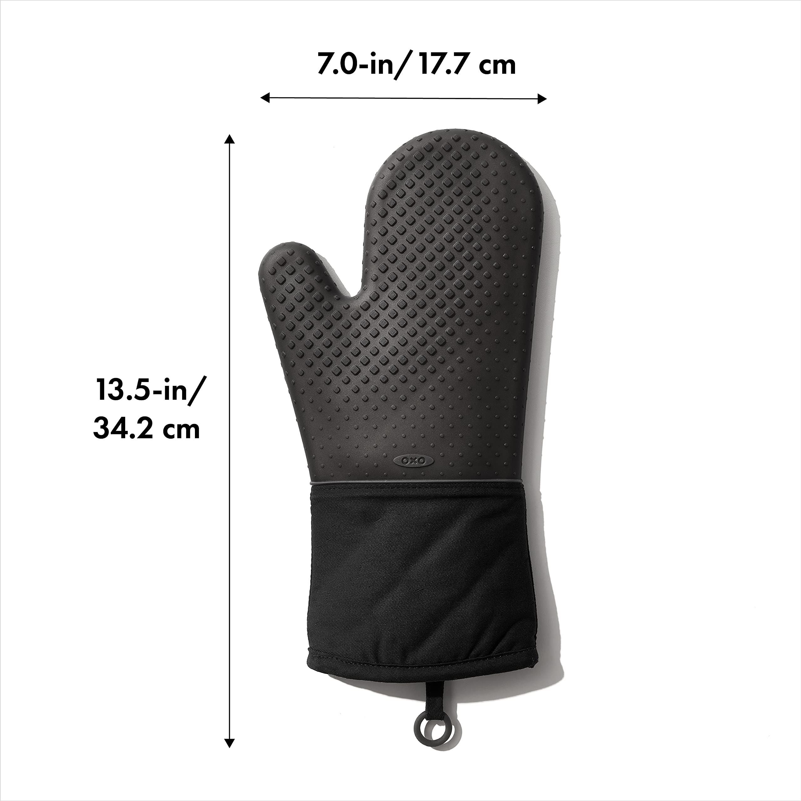 Foto 4 pulgar | Manopla De Cocina Oxo Good Grips De Silicona Negra De 33 Cm De Longitud - Venta Internacional.