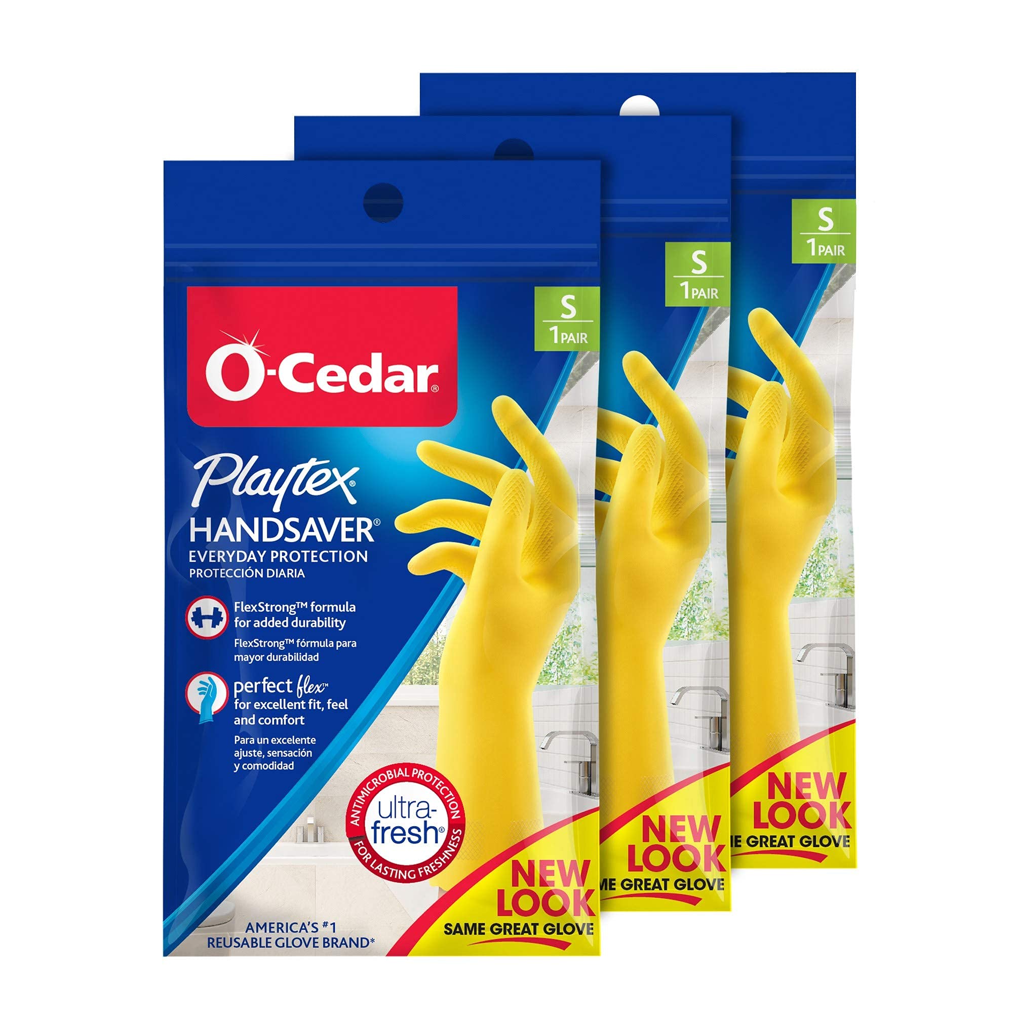 Foto 2 pulgar | Guantes De Goma Playtex Handsaver Para Limpieza De Cocina, 6 Pares - Venta Internacional.