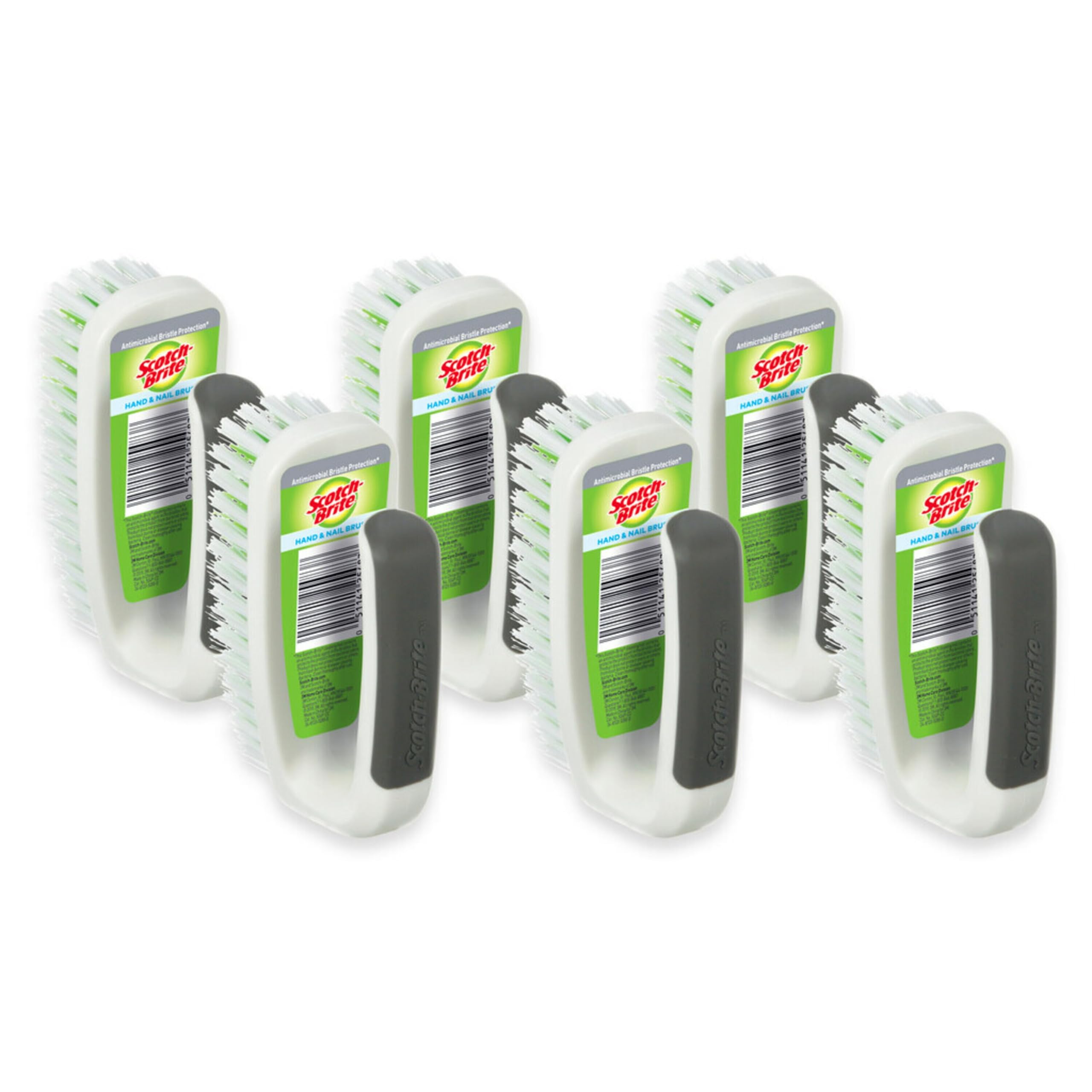 Foto 1 | Set De Brochas Scotch-brite Para Manos Y Uñas (6 Pinceles En Total) - Venta Internacional.