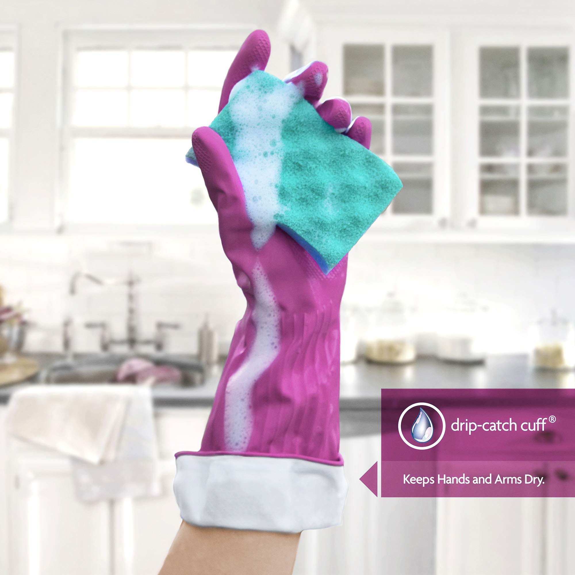 Foto 7 pulgar | Guantes De Limpieza De Goma Reutilizables Playtex Living  Grandes (paquete De 3) - Venta Internacional.