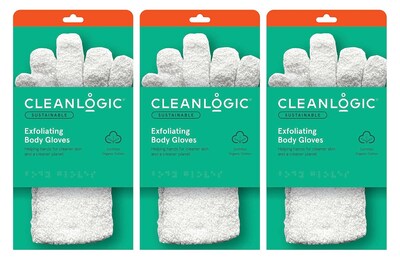 Foto 1 | Guantes De Baño Cleanlogic Exfoliating 2 Unidades - Venta Internacional.