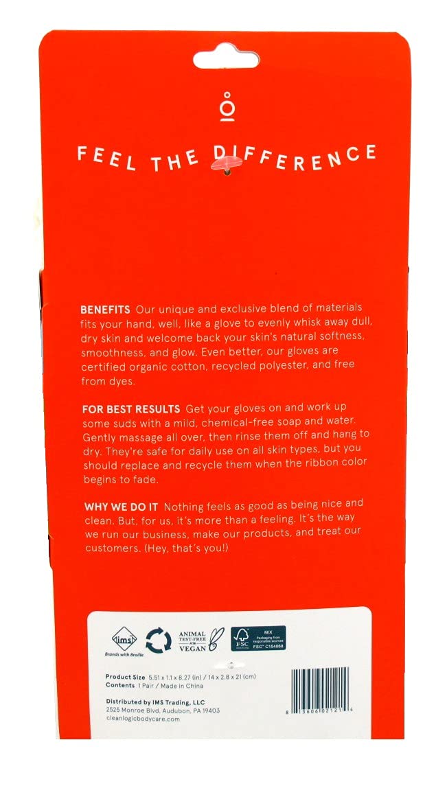 Foto 4 pulgar | Guantes De Baño Cleanlogic Exfoliating 2 Unidades - Venta Internacional.