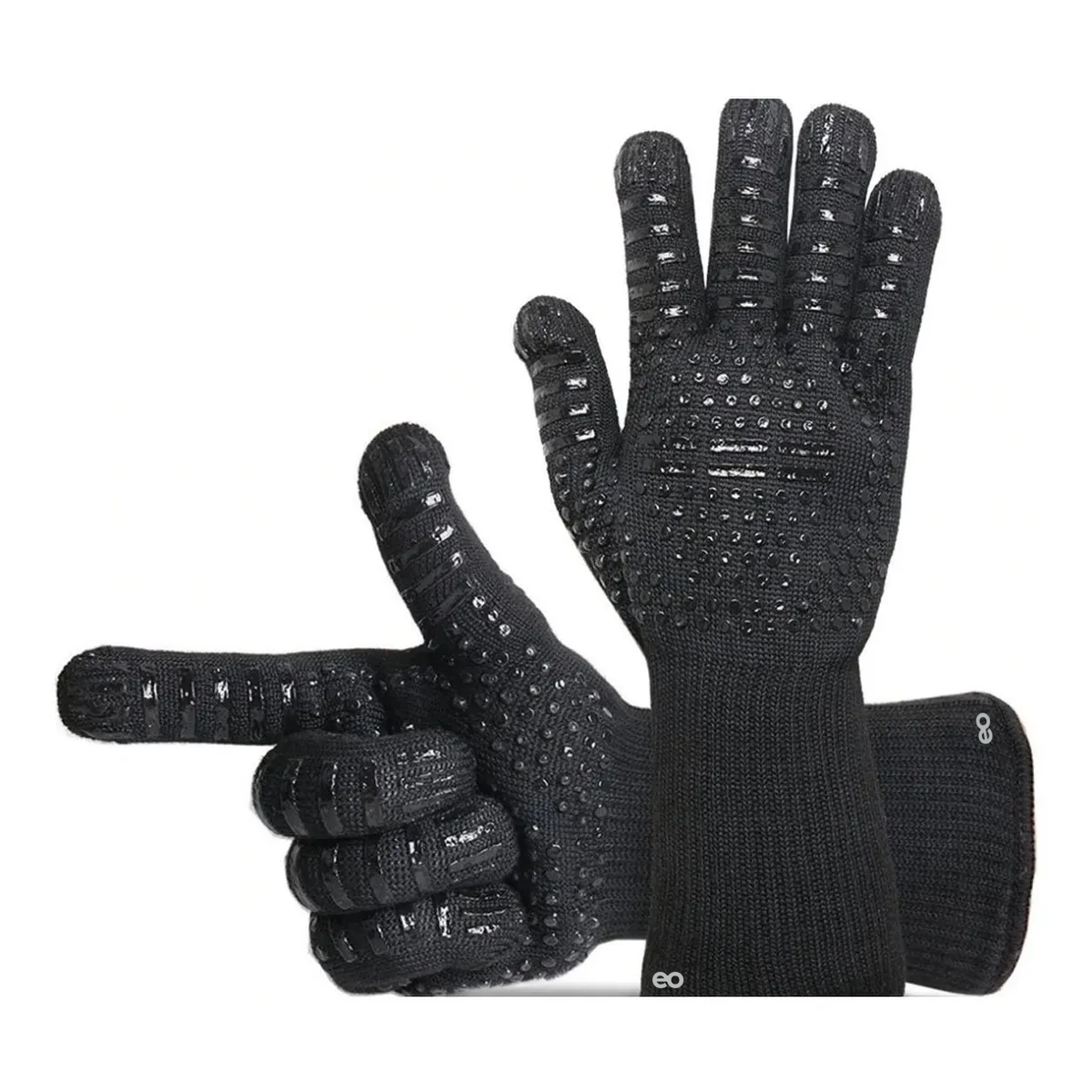 Foto 3 pulgar | Guantes Para Horno Barbacoa O Asador Eo Safe Imports Esi-20698 Color Negro