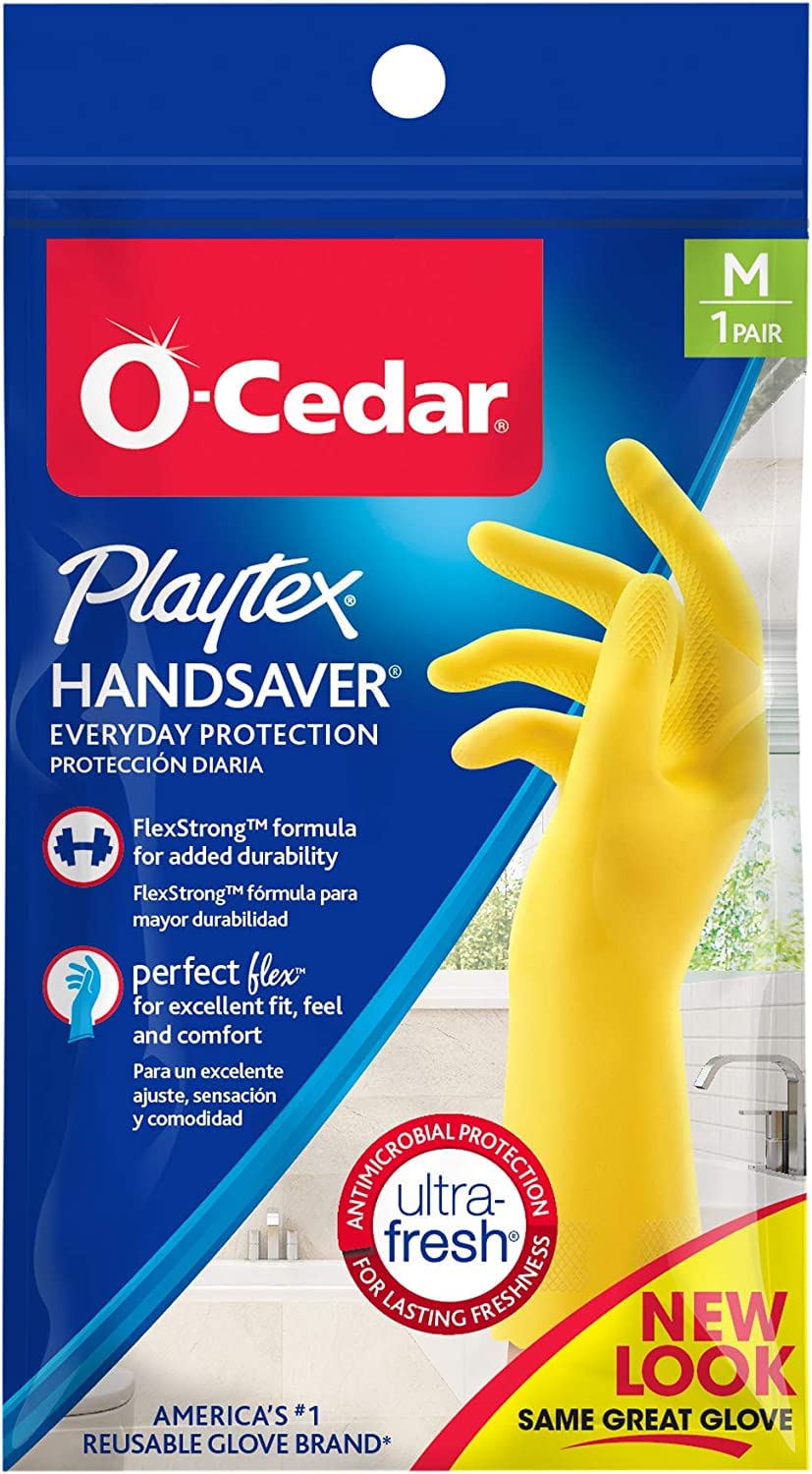Foto 2 | Guantes De Limpieza Playtex Handsaver De Goma Reutilizables  Tamaño Mediano - Venta Internacional.