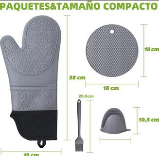 Foto 3 | Set de Guantes de Horno Xtellar de Silicona
