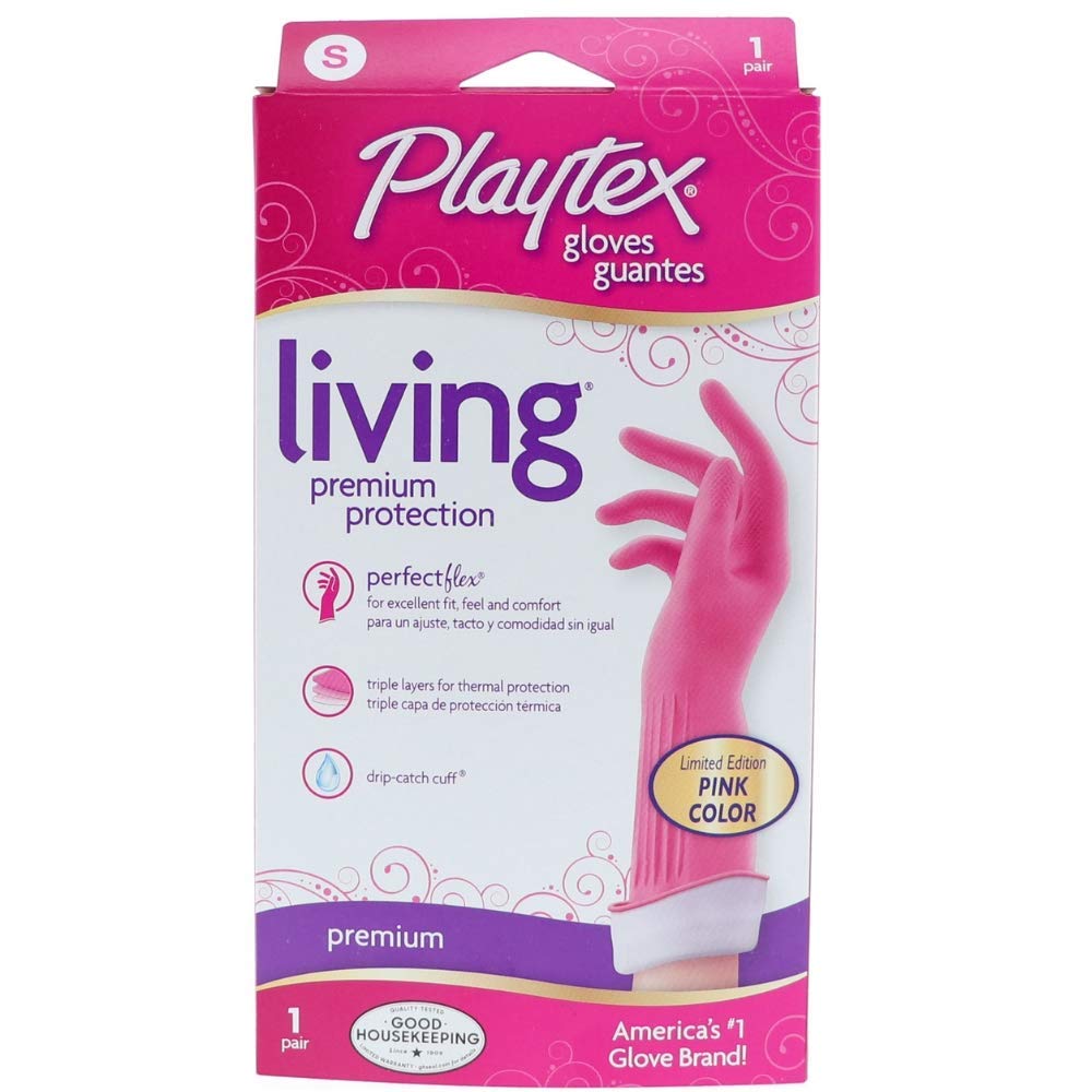 Foto 2 pulgar | Guantes De Limpieza Playtex Living  De Goma Reutilizables  Pequeños - Venta Internacional.