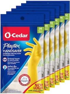 Foto 1 | Guantes De Goma Playtex Handsaver Reutilizables (medianos) Paquete De 6 - Venta Internacional.