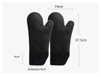 Foto 2 | Guantes de Silicón + Fundas para Ollas Xtellar 3 Pares