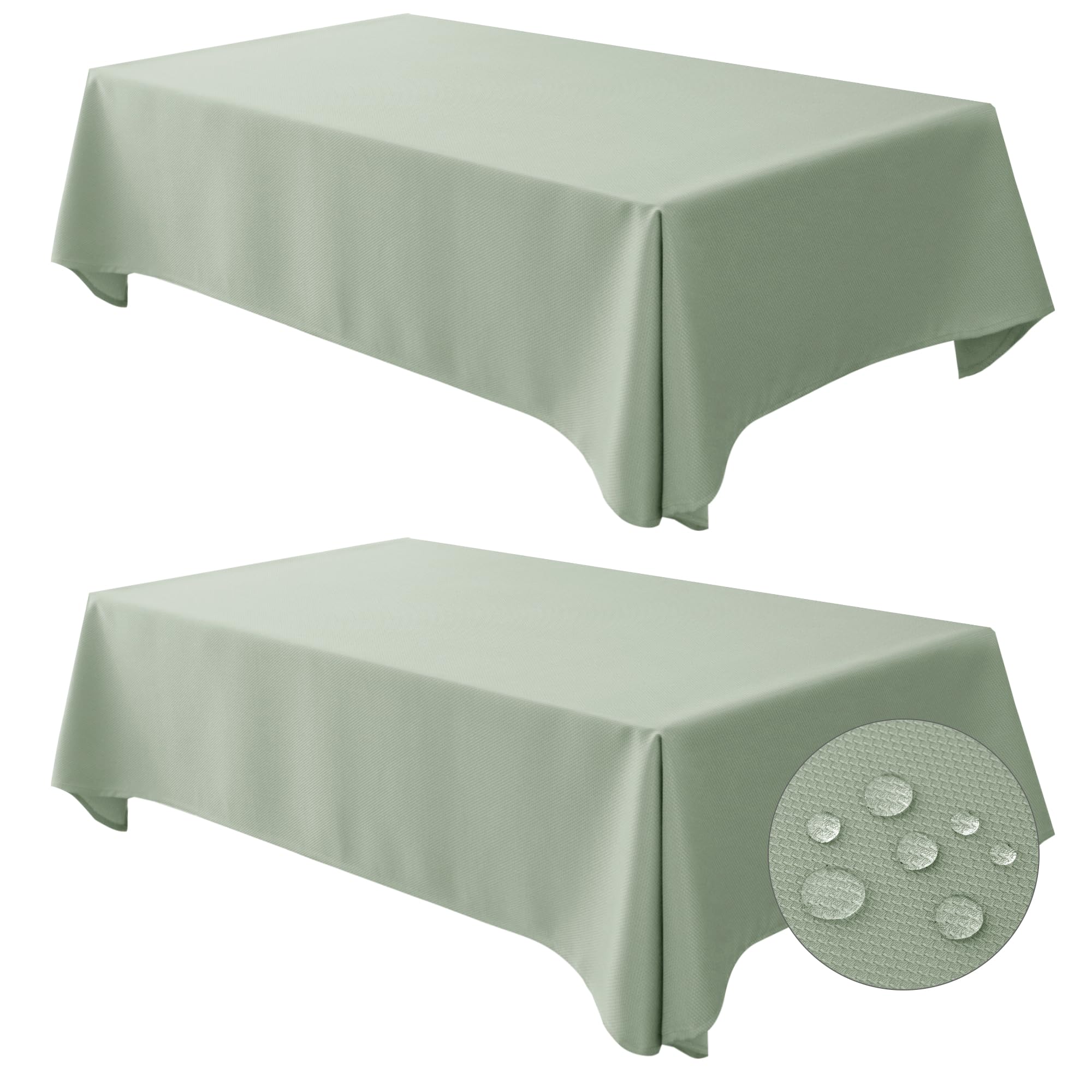 Manteles Rectangulares Fitable Verdes 2 Piezas-Venta Internacional $1,192