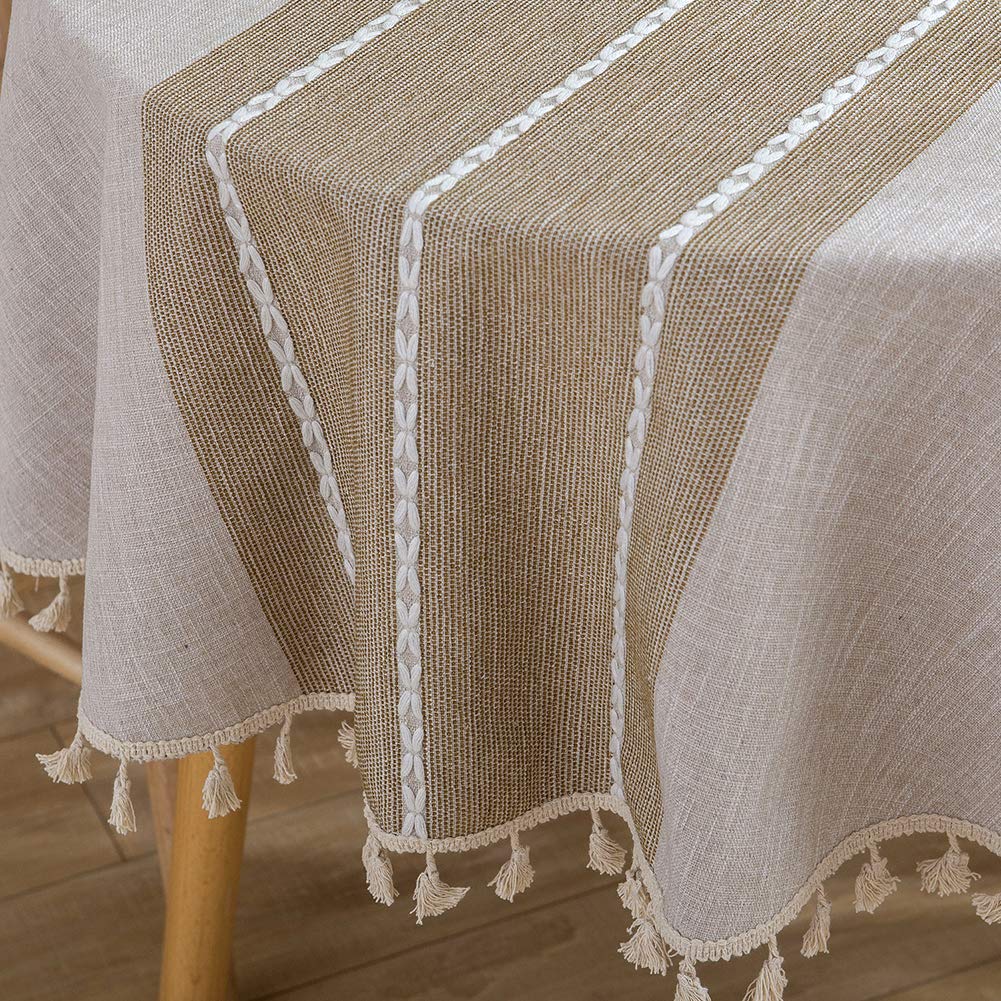 Foto 1 | Mantel Colorbird Farmhouse De Algodón Pesado Y Lino, 150 Cm - Venta Internacional.
