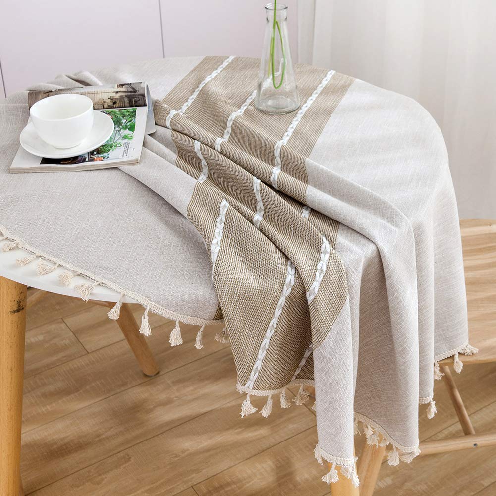 Foto 5 | Mantel Colorbird Farmhouse De Algodón Pesado Y Lino, 150 Cm - Venta Internacional.