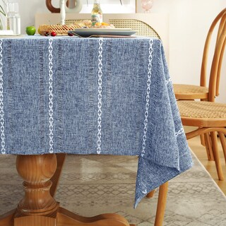 Foto 7 | Mantel de Rústico 152 X 264 Cm Azul - Venta Internacional