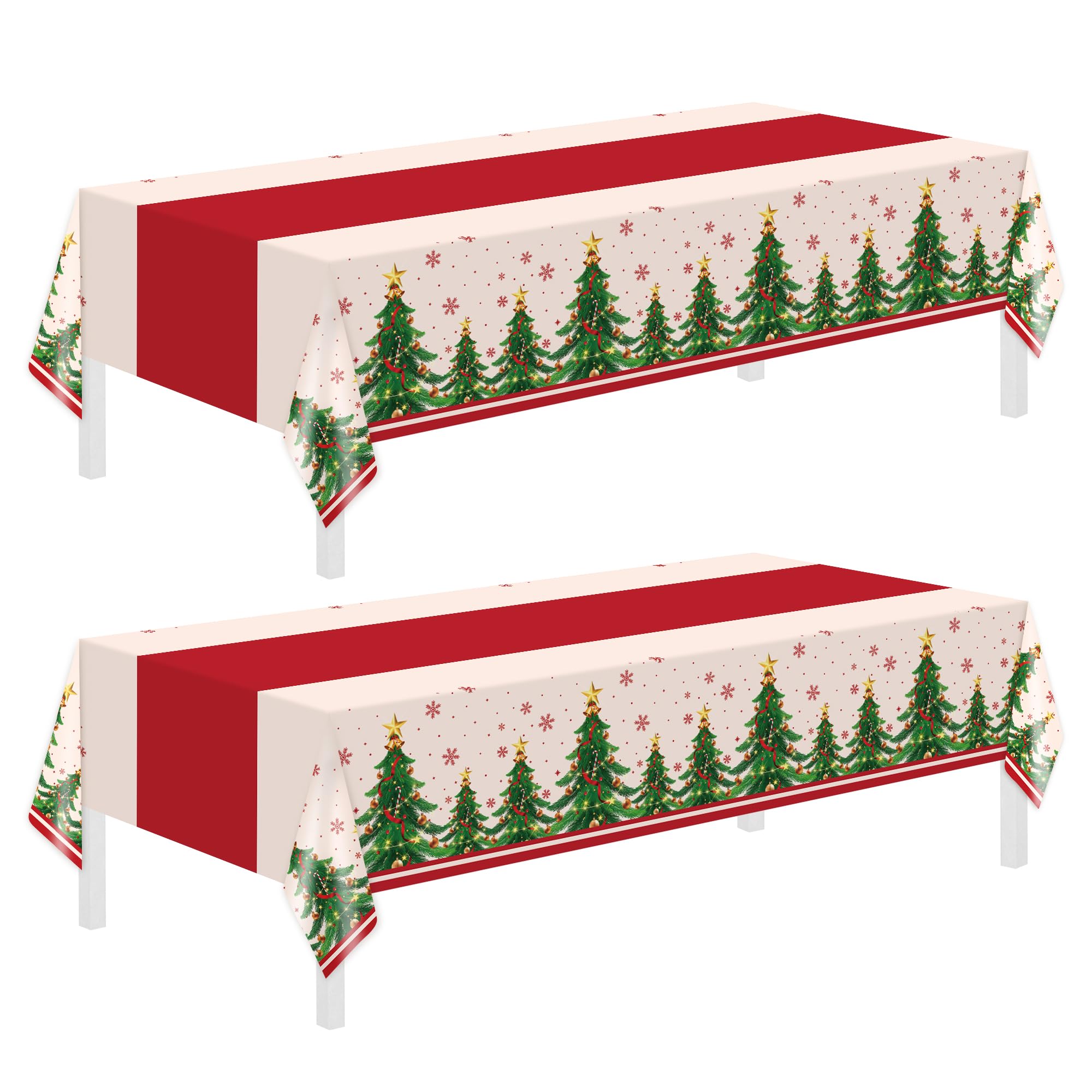 Foto 2 pulgar | Manteles Desechables Childom Christmas 2 Piezas 137 X 274 cm - Venta Internacional