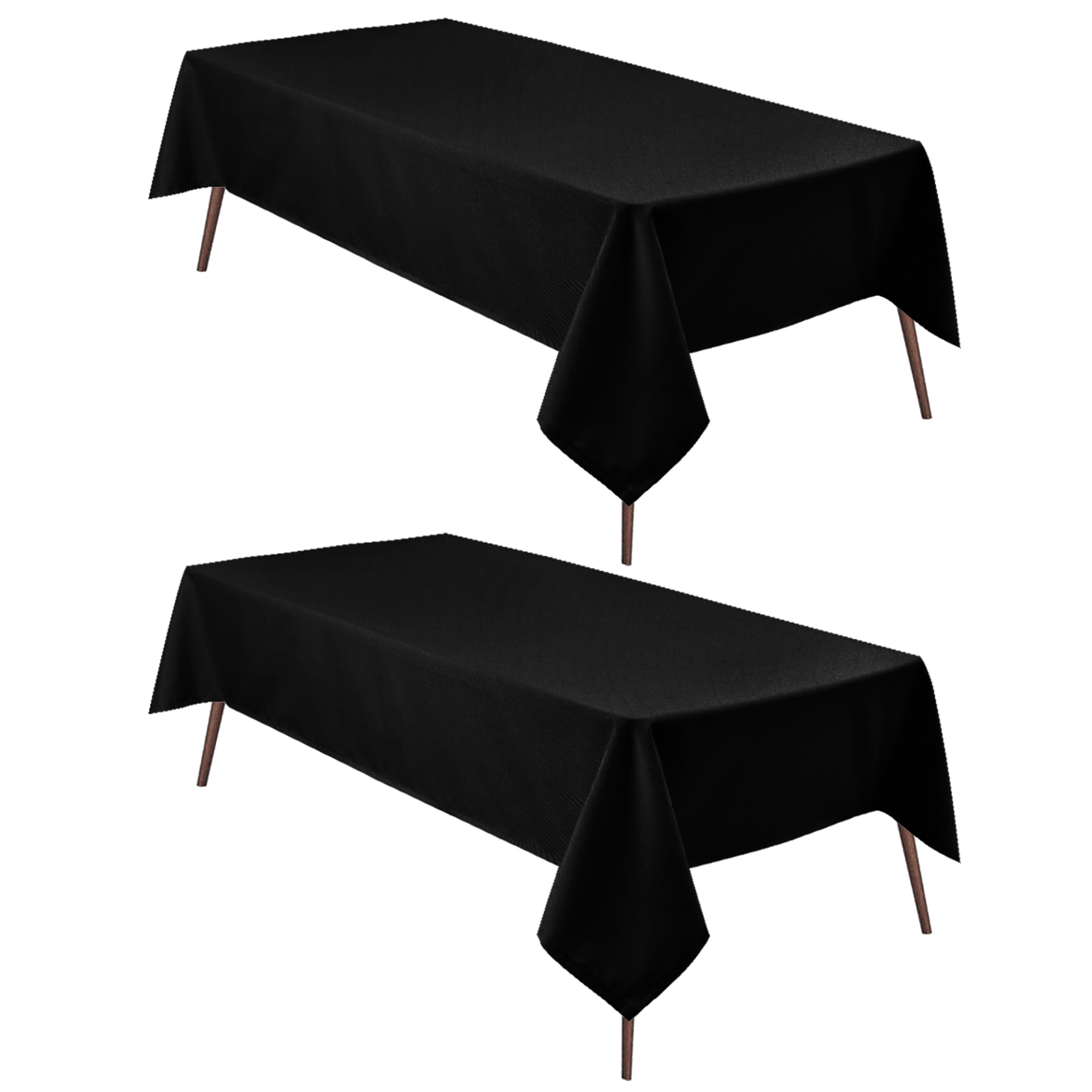 Mantel Hiasan Negro Impermeable Y Resistente A Las Arrugas - Venta Internacional.
