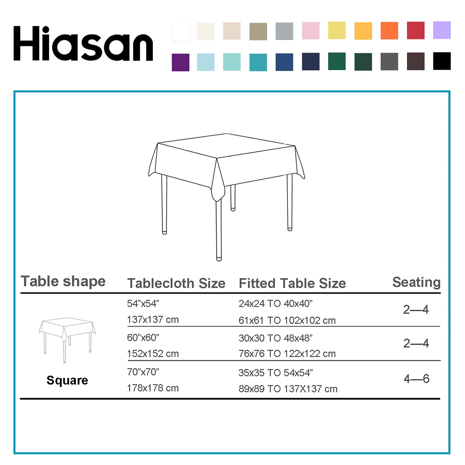 Foto 6 pulgar | Mantel Hiasan Taupe Impermeable a Prueba de Derrames 140 x 140 cm Poliéster - Venta Internacional